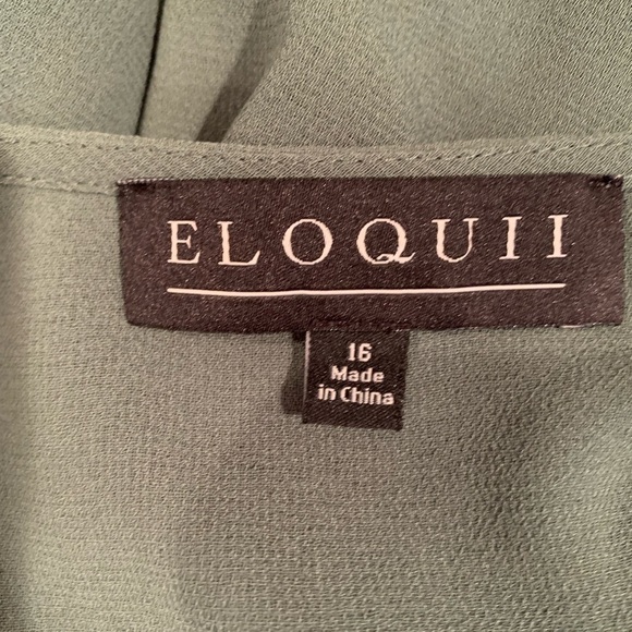 Eloquii Blouse in Green Size 16 - Picture 5 of 6